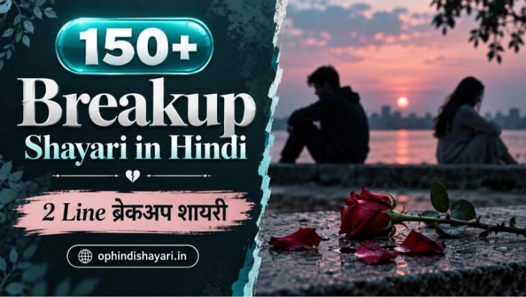 Breakup Shayari in Hindi | 2 Line ब्रेकअप शायरी