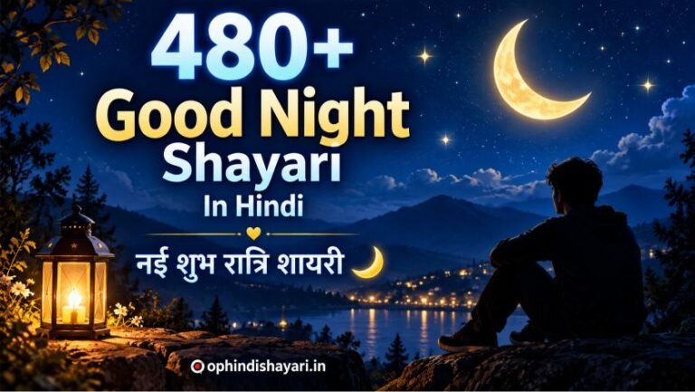 Good Night Shayari In Hindi | नई शुभ रात्रि शायरी
