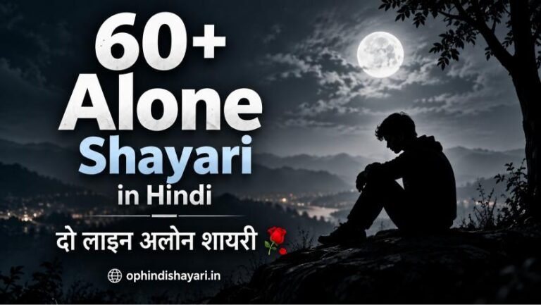 Alone Shayari in Hindi | दो लाइन अलोन शायरी