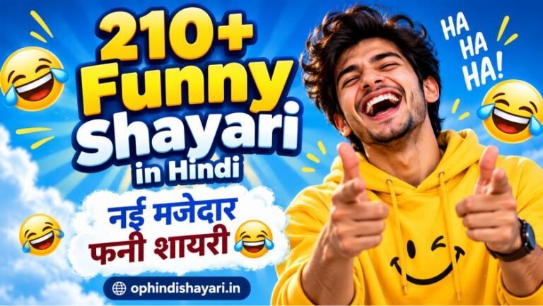 Funny Shayari in Hindi | नई मजेदार फनी शायरी