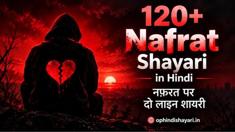 Nafrat Shayari in Hindi | नफ़रत पर दो लाइन शायरी