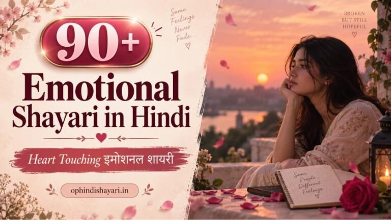 Emotional Shayari in Hindi | Heart Touching इमोशनल शायर