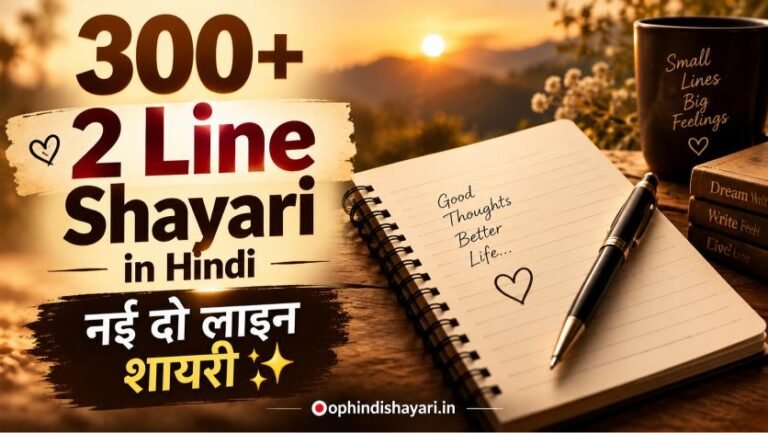 2 Line Shayari in Hindi | नई दो लाइन शायरी