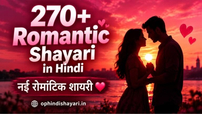 Romantic Shayari in Hindi | नई रोमांटिक शायरी