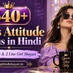 Girls Attitude Status in Hindi | Royal, Cute & 2 Line Girl Shayari