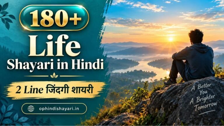 Life Shayari in Hindi | 2 Line जिंदगी शायरी